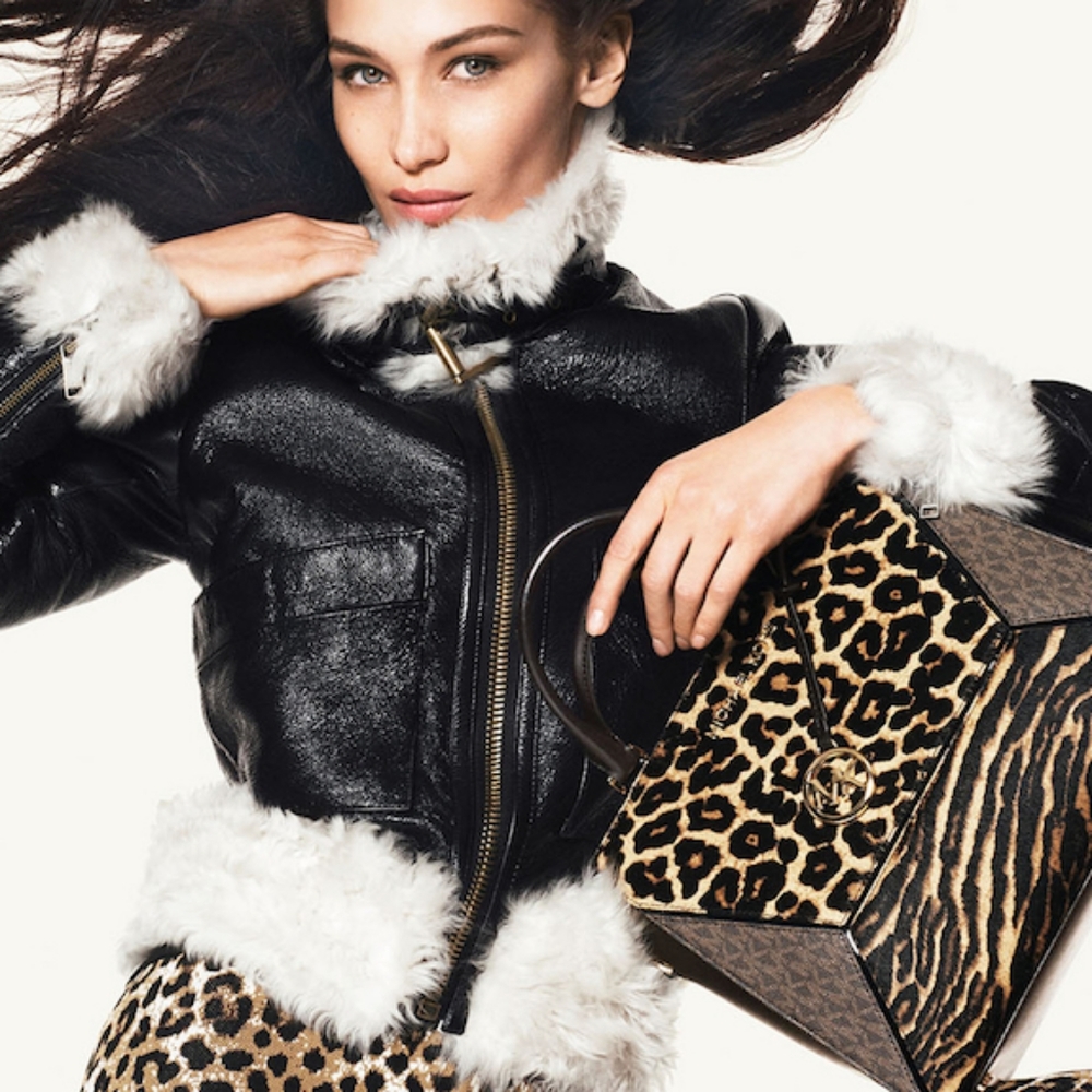 Michael kors lamb shearling bomber aviator jacket